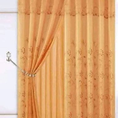 Cortinas de satín y encaje - Img 109813876