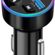 🚗 Cargador Bluetooth 5.0 para Auto 🔊 FM Transmisor Dual USB ⚡ Carga Rápida y Música HD - Img 55341853