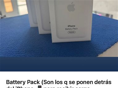 Battery Pack(lo que se ponen detrás del iPhone para recibir carga MagSafe ). NUEVOS - Img main-image
