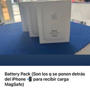 Battery Pack(lo que se ponen detrás del iPhone para recibir carga MagSafe ). NUEVOS - Img 45544482