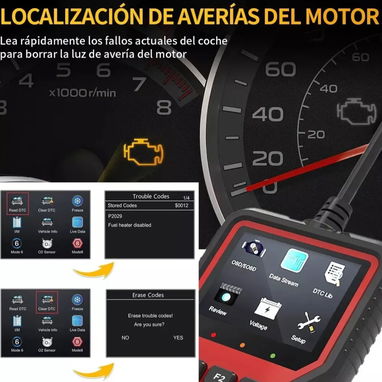 Scaner automotriz/diagnóstico facil/ ESPAÑOL - 5/6