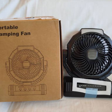 Ventilador recargable de 20000 mah marca KopBeau 4 velocidades y gancho aprovecha está oferta - Img 125867564
