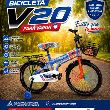 Bicicleta de niño medida 20 - 2/2