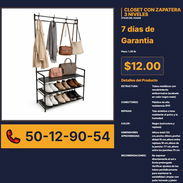 CLOSET CON ZAPATERA 3 NIVELES - Img 57335121