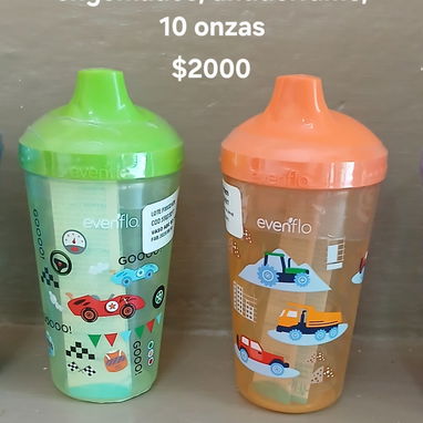 Vasos entrenadores engomados, antiderrames, 10 onzas - Img 118259229