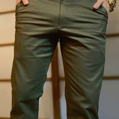 Pantalon azul de vestir para hombre, pantalon negro ...Ropa elegante para hombres - Img 81842870