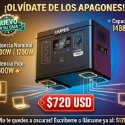 Vendo , Estacion de energia , Oupes Exodus 1500w , nueva en caja , 1488wh , carga rapida 1,5 horas , telf 51283035 - Img 55789031
