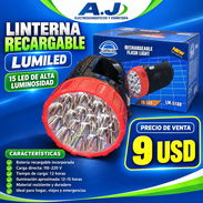 🔦 Linterna Recargable ✔️ 15 LEDS de alta luminosidad. ✔️ Bateria recargable incorporada. - Img 57841216