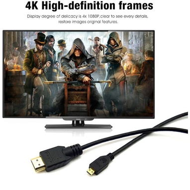 CABLE MICRO HDMI-HDMI  1.5mt de largo  telf: 54394367  WhatsApp 53574997  Precio: 1500cup  SOY DEL VEDADO - Img 123843293