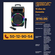 SPEAKER ROYAL 5000W PMPO DE 12" CON TRÍPODE RBT254012T VPT# -0270 - Img 56244356