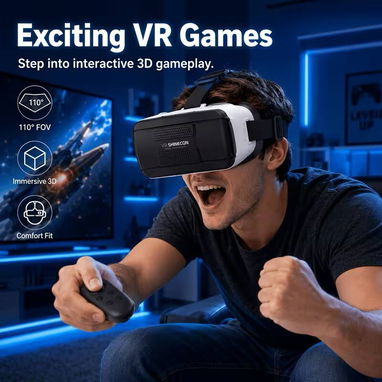 ☎️53544655 🛵 Entrega Disponible ⭐Gafas de Realidad Virtual VR 4K – Modelo 2026 ⭐ - 2/9