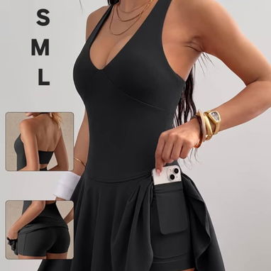 Vestidos deportivos negro y carmelita ver catálogo - Img 123509981