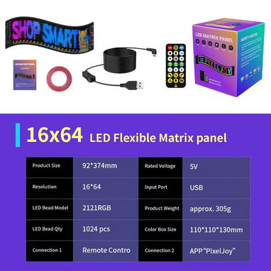 Letrero LED Flexible Programable | 📦 NUEVO EN CAJA - Img 126963711
