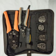 Pinza crimpadora KIT HS_30J para diferentes tipos de terminales con pelacables y corte - Img 55789916