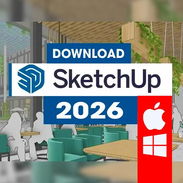 Sketchup 2026.2 🟠 Win y MacOS ➕ Enscape 4.18 ➕ Vray 7.20 ➕ KIT EXCLUSIVO PLUGINS  ➕ 1 pack regalo de MODELOS 3D skp 🤩 - Img 52561956