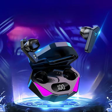 Auriculares Gaming X15Pro Cool, con Pantalla Digital, Inalámbricos,  Cancelación de Ruido, 20 Usd - 2/3