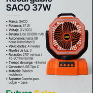 Ventilador Recargable SACO 37W - Img 55080569