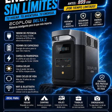 Ecoflow Delta 2 ,Max , Pro..... Precio en las fotos - Img 122311547