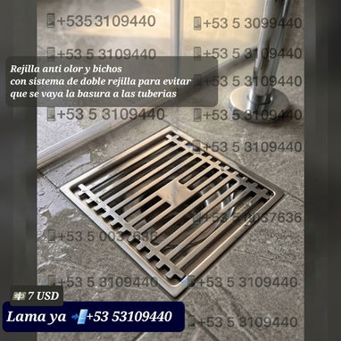 Rejilla de drenaje 10 , 20, 30, 40, 60 cm /desagües para baño modernos antiolor - 2/6