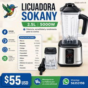 LICUADORA 2.5L 5000W SOKANY - Img 57797006