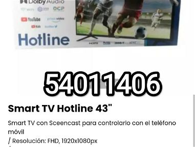 ¡¡¡Smart TV Hotline 43"(pulgadas) SELLADOS EN CAJA con Sceencast para controlarlo con el teléfono móvil!!! - Img main-image