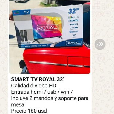 Televisor Smart tv Royal 32 " + cajita Vivamax 195 USD sin xajita 160 USD Televisor Smart TV Challenger 65" - Img 121865083
