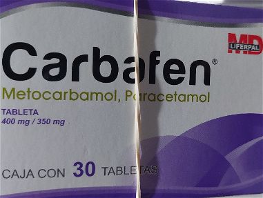 Vendo Metocarbamol con Paracetamol, caja de 30 tabletas. - Img main-image