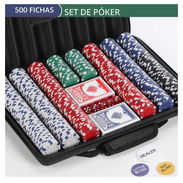 Juego de fichas de poker 500 fichas - Img 57090135