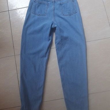 Jean ancho talla S de tela de mujer - 2/2