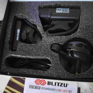 Kit de luz delantera, trasera y timbre para bicicleta con carga USB - Img 56721886