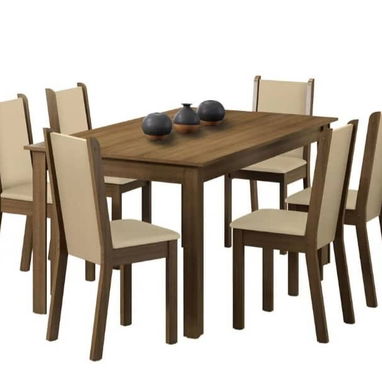 Juego de comedor de 4 y 6 sillas - Img 111756387