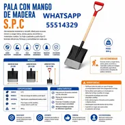 PALA CON MANGO DE MADERA S.P.C, ENTREGA DE FACTURA, VARIEDAD DE ARTÍCULOS DE FERRETERÍA Y CONSTRUCCIÓN - Img 56683617