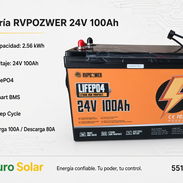 Batería RVPOZWER 24V 100Ah LiFePO4 - Img 57897008