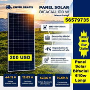FG- Panel Solar Bifacial 610 w marca Longi 200 USD ...56579735...Envio Gratis - Img 57141280