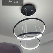 Lampara de techo LED ajustable negra super moderna - Img 45359541