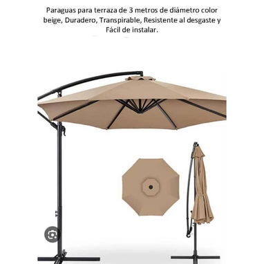 Sombrilla o paraguas para exteriores original importado - Img 123406955