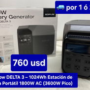 ECOFLOW DELTA 3 – 1024Wh Estación de Energía Portátil 1800W AC (3600W Pico) - Img 54880888