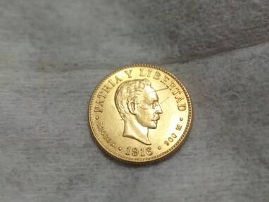 Moneda de oro de 2 pesos de 1916 - Img main-image