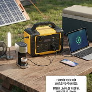 *Estación de energía Modelo PYS-PEI-U01000 con 1.024 Wh de batería LiFePO₄ con - Img 56941972