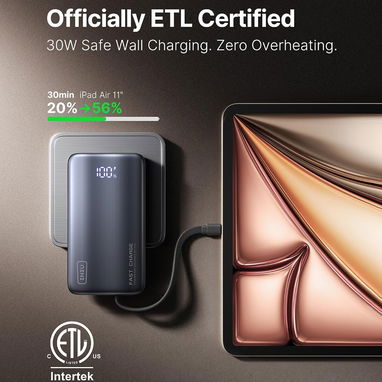 🔋 POWER BANK INIU 10000MAH 45W GAN 3 EN 1 + ENCHUFE Y CABLE USB-C – ENVÍO DISPONIBLE + GARANTÍA - 4/8