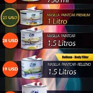 ¡¡¡¡¡ Pintura, Masilla, Bono, Barniz, Catalizador, Disolvente y más materiales para uso automotriz!!!! - Img 56065724