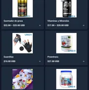 Productos, suplementarios y accesorios para el gym - Img 50084891