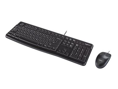 Juego de mouse y teclado para escritorio MK120 de Logitech, Negro talla única 53828661 - Img 65814876