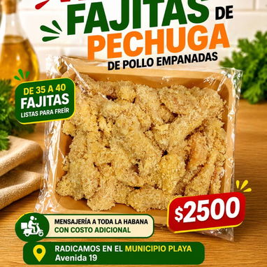 FAJITAS DE PECHUGA DE POLLO - Img 120434907
