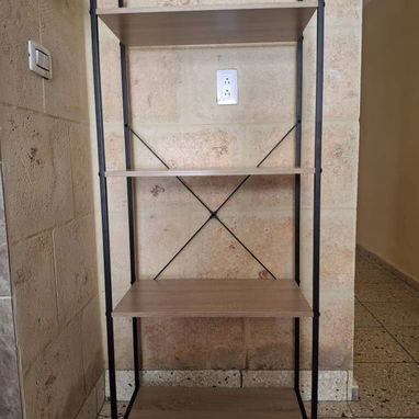 🔸 Estantería de Metal y Madera - Img 122557704