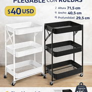 Organizador plegable con ruedas 🤩 - Img 55140655