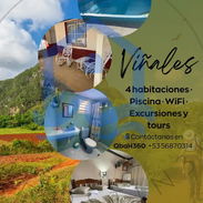Renta de 4 habitaciones privadas en Viñales, se ofrecen servicios gastronomicos. - Img 51952176