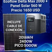 Combo de estación de Energía Ecoflow Delta Max más panel solar de 560 Watts. Mensajería gratis en La Habana - Img 55825073