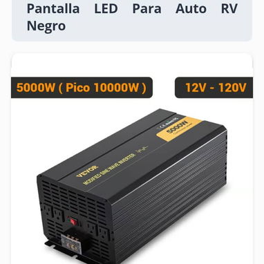 Inversores, Baterías y paneles solares - 7/8