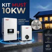 Kit must Inversor trifacico 10 kw Bateria must 10 kwh con domicilio incluído - Img 56665559